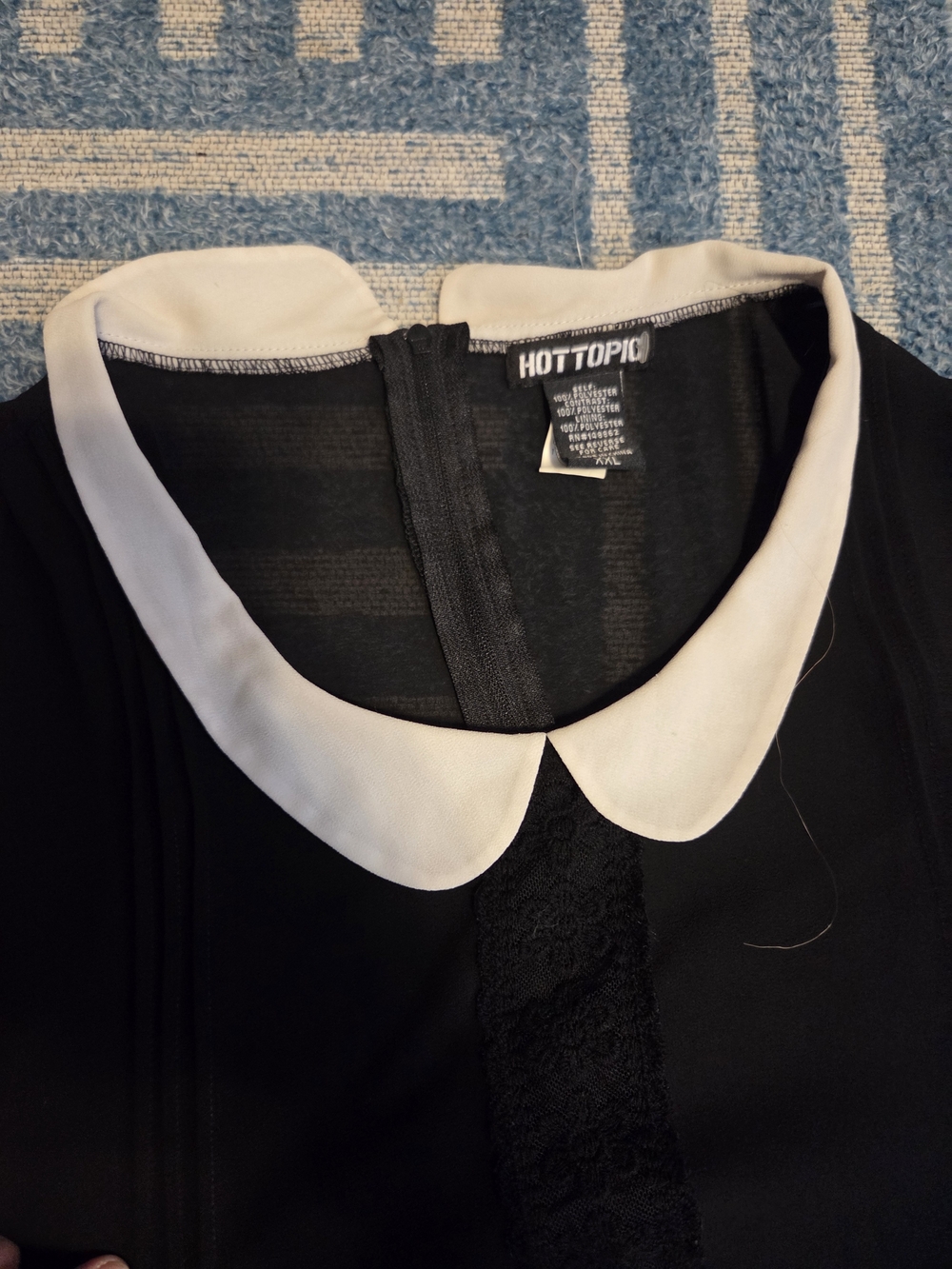 Hot Topic Black Dress Wednesday/ Halloween - Picture 3 of 7